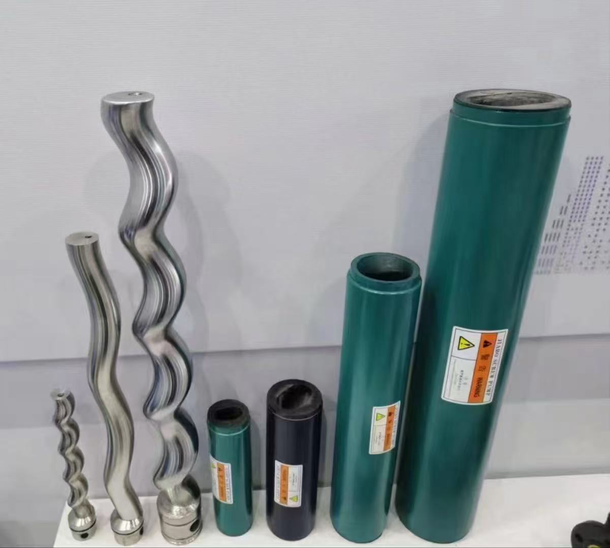 JIABO progressive-cavity pump rotors and stators in multiple sizes