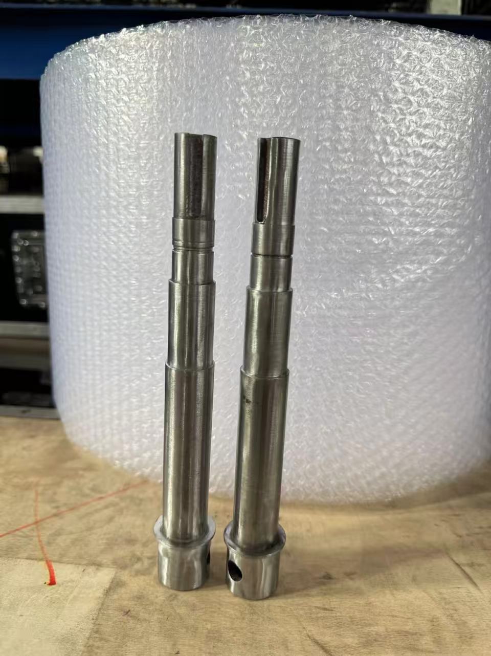 Machined pump shafts